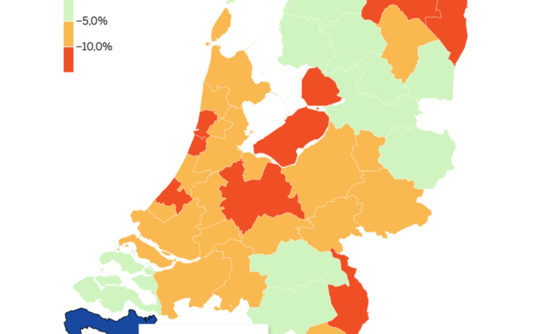 La Zélande est la région des Pays-Bas où l'immobilier a le plus progressé